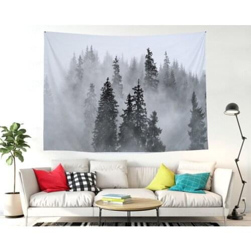 Mylb 2 Size Tapestry Green Succulents 3D Flower Art Carpet Blanket Yoga Mat Decorative Tapestry for Home