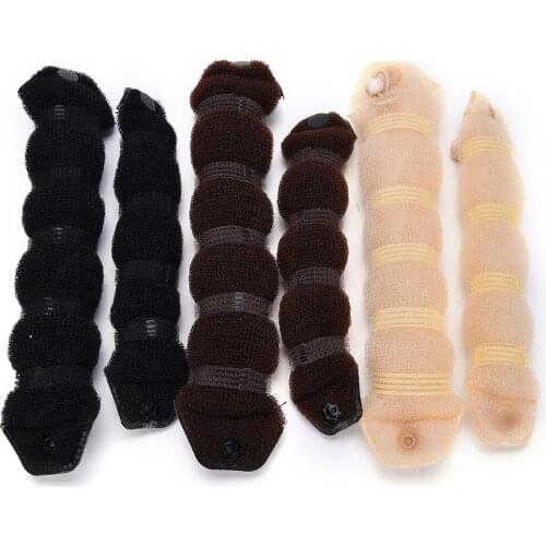 New 2PCS Magic Twist Foam French Braider Woman Hair Accessories Bun Hair Styling Tools Sponge Hair Braiding Tools Hot Sale