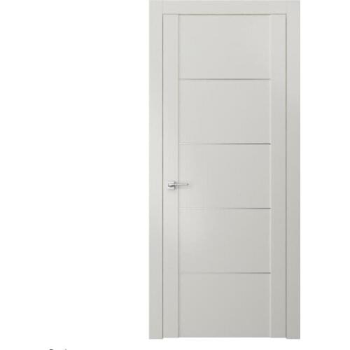 New design contemporary solid wooden door lacquered enamel modern interior door slab H1903