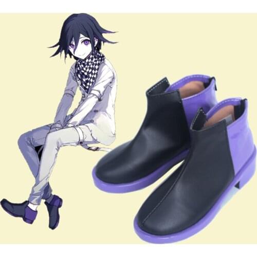 Anime New Danganronpa V3 Cosplay Shoes Boots Ouma Kokichi Cosplay Shoes Halloween Party Daily Leisure Game Cosplay Shoes
