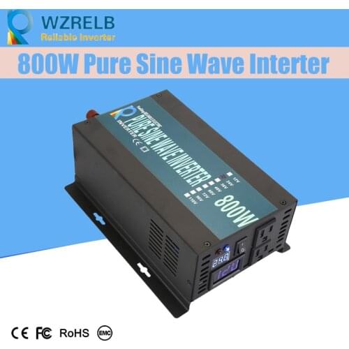 WZRELB Reliable Pure Sine Wave Inverter UPS And Charging Function 800W Outdoor Home Frequency Inverter With Charger