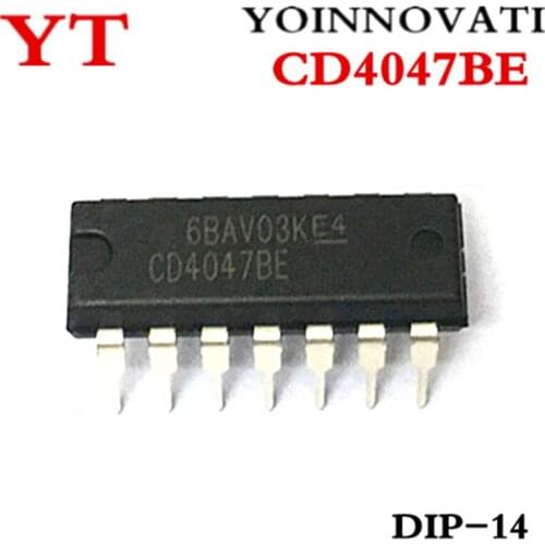 100pcs/lot CD4047BE CD4047 4047 IC IC Best quality