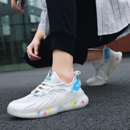 2021 Fashion Breathable Street Style Men Chunky Sneakers Spring Comfortable Adult Male Casual Shoes Footwear