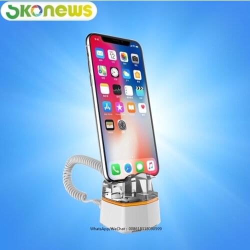 5 pcs Universal Mobile Phone Security Vertical Display Stand Charger Device For Smartphone Retail Shop Alarm Anti Theft