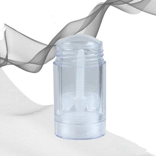 6pcs/lot 30ml AS Clear Transparency Round Shape bottom filling stick deodorant container twist up stick tube 1oz