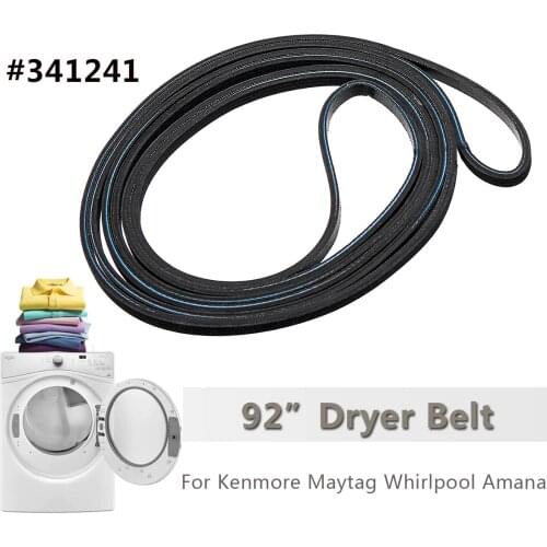92" Dryer Rib Belt For Maytag Whirlpool Amana 341241 AP2946843 PS346995