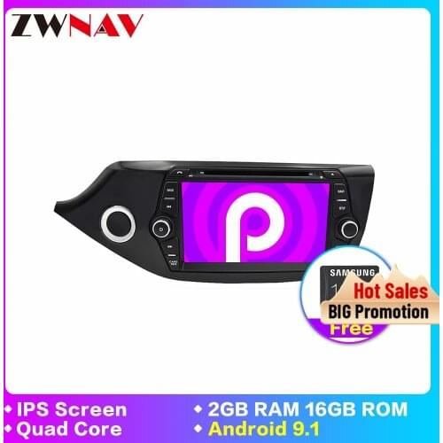 Android 9.1 Car DVD GPS Glonass Navigation unit for Kia Ceed 2013 2014 2015 Auto RDS Radio Audio Video Stereo multimedia player