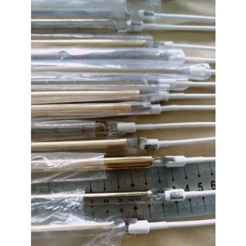 White Coating Quartz Glass Infrared Tube Heater for Powder Coating