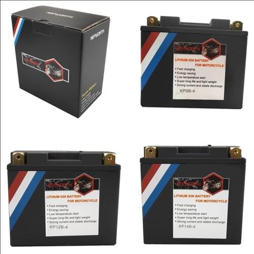 12V LiFePO4 Motorcycle Starter Battery 2ah 4Ah 5Ah 7Ah 9Ah 12Ah 14Ah CCA 160A-450A BMS 12V Lithium Battery For Scooter ATVs UTVs