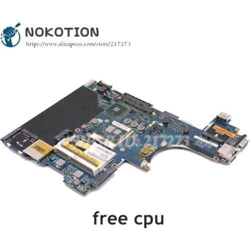 NOKOTION laptop Motherboard For DELL Latitude E6410 CN-08885V 08885V LA-5471P MAIN BOARD QM57 DDR3 free cpu