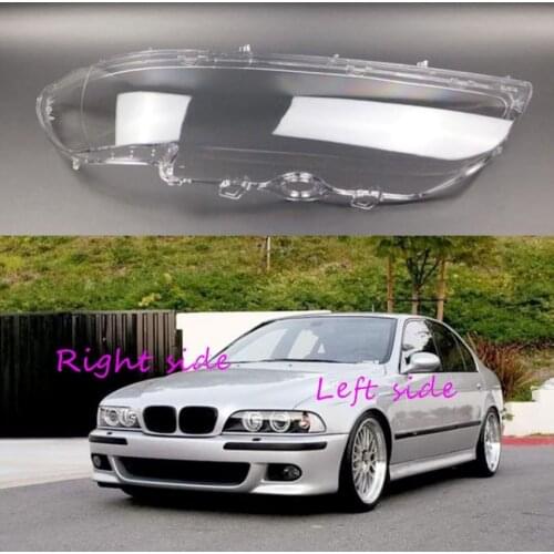 Car Headlight Lens For BMW 5 series E39 520/525/528/530 1995-2003 Headlamp Cover Car Replacement Front Auto Shell Cover
