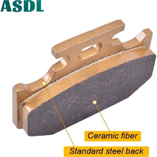 Motorcycle Front & Rear Brake Pads For SUZUKI LT-A 500 FK2 Vision 4WD 2002 For CAN-AM 400 500 650 800 Outlander