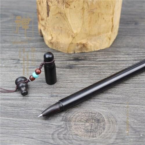 Potters pen ebony pen handmade water pen original pen pen business gift bag mail