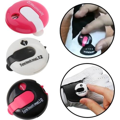 Mini Golf Stroke Counter Clip-on 3cm Counting Tool Scorekeeper Golfing Gift