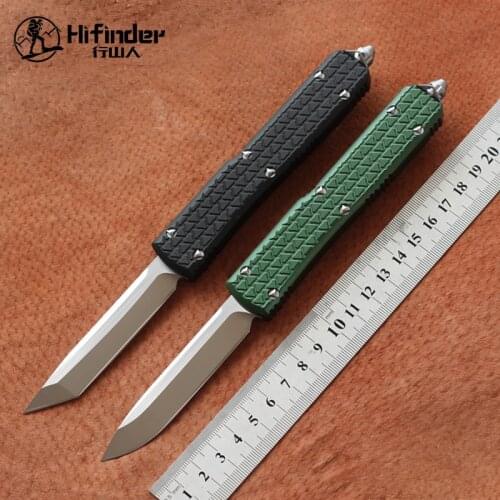 Hifinder version D2 blade knife 6061-T6 Aluminum handle camping survival outdoor EDC hunt Tactical tool dinner kitchen knife