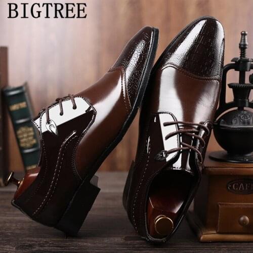 Oxford Shoes For Men Designer Brand Men Formal Shoes Brown Dress Coiffeur Italian Shoes Men Classic Wedding Dress 2020 Ayakkabi