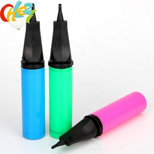 1PCS Air Pump Plastic Manual Inflating Pump Balloons Inflator Swimming Ring Blast Pump Party Festival Celebration Tools Supplies