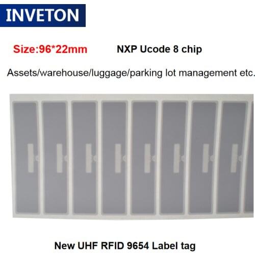 1000pcs/lot Passive UHF RFID Tag Alien Higgs-3 9654 RFID Tags Programmable Cheap RFID Stickers for warehouse inventory tracking