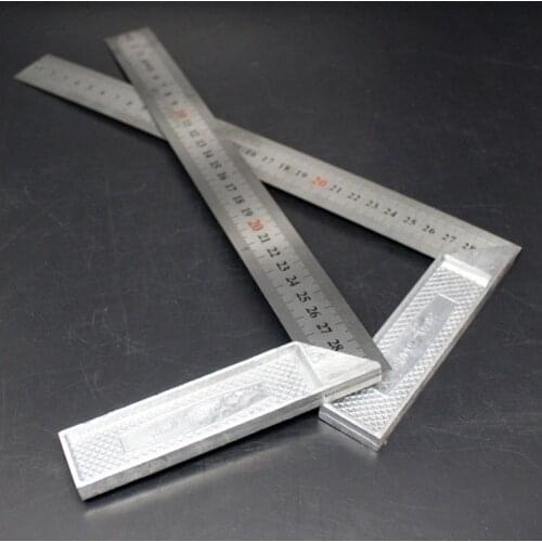 30/50/60CM Ruler 90 Degree Angle Metric Rulers Carpentry Measuring Tool @8 JDH99