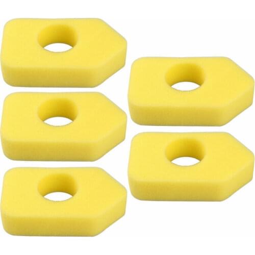 5pcs Yellow Air Filters For 698369 5088D 5088H 5086K 4216 5099 Power Equipment Garden Mower Replacement Parts