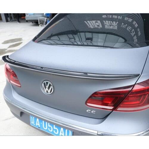 Carbon Fiber Car Rear Wing Trunk Lip Spoilers Fits For VW Volkswagen CC 2009 2010 2011 2012 2013 2014 2015 2016