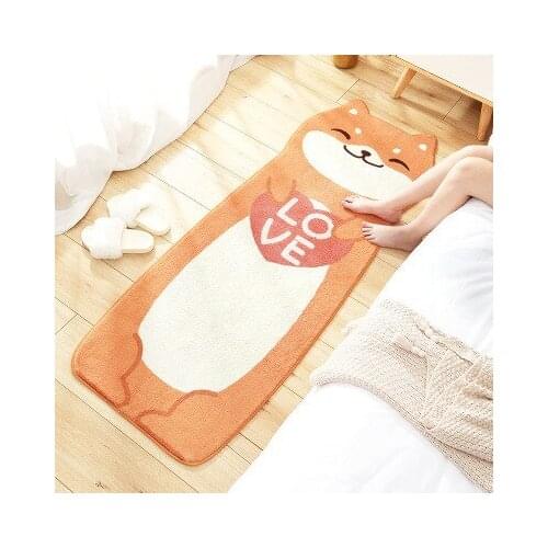 Cashmere Cute Cartoon Area Rug Carpets For Living Room Bathroom Kitchen Absorbent Non-slip Mat Bedside Doormat Foot Floor Pad