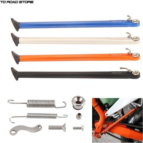 Motorcycle CNC Alloy Forged Parking Side Stand Kickstand+Spring For KTM HUSABERG HUSQVARNA Popular Design Fast Sending