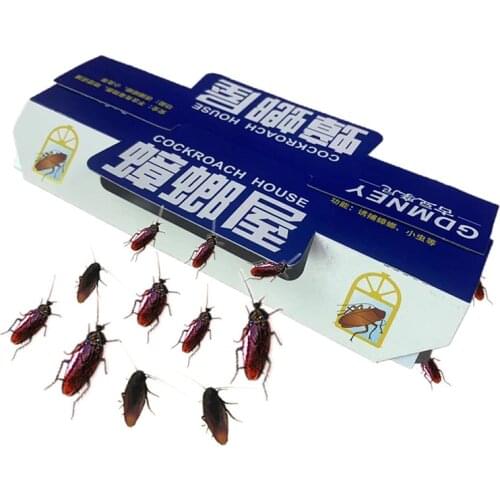 1/2/5Pcs Cockroach House Killing Bait Strong Sticky Catcher Traps Environmental Insect Pest Repeller Roach Pest Insect Reject