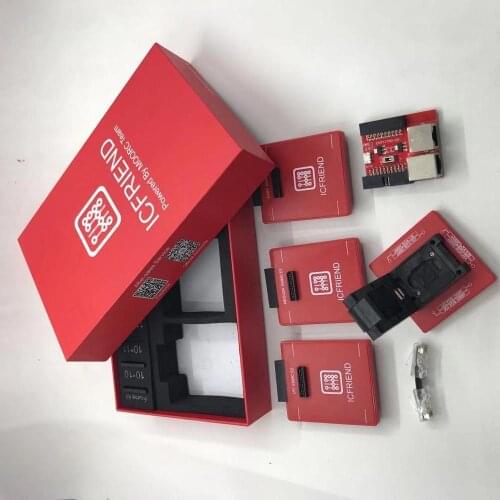 New MOORC E-MATE X E MATE PRO BOX EMMC BGA 13 IN 1 SUPPORT 100 136 168 153 169 162 186 221 529 254