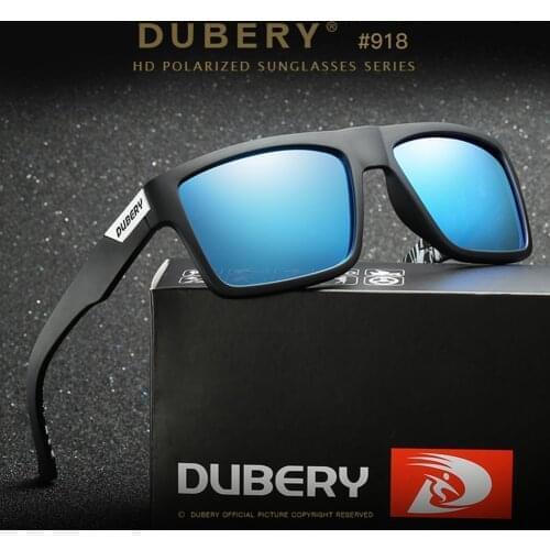 Driver Goggles DUBERY Man Sunglasses Outdoor Polarized Plated Sunglasses UV400 Eye Protection Sunglasses 918 glasses
