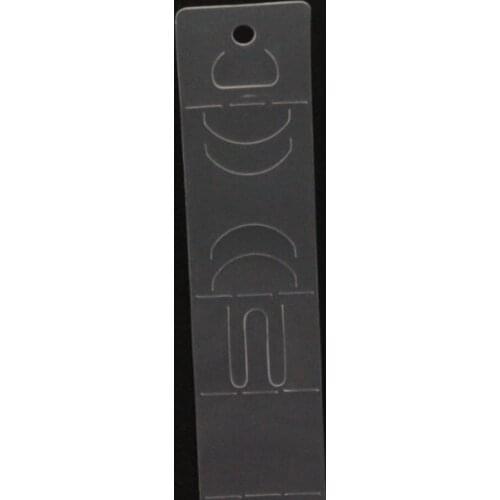 4*86cm PP plastic Hanger commodity holder hook strip Retail Hanging Merchandising Clip Strip 12 hooks