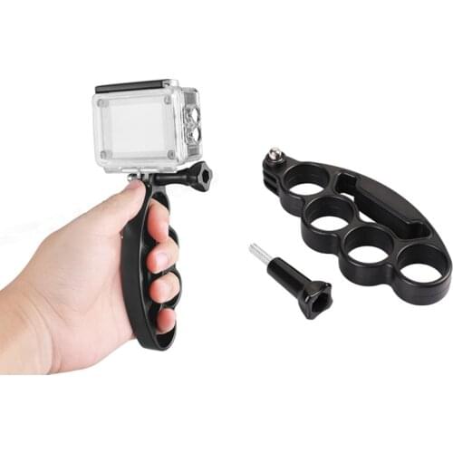 Handheld Knuckle Fingers Grip Selfie Instrument Mounting Holder Accessory For GoPro Hero 7 6 5 4 3 or YI 4k Action Camera