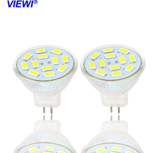 Lampadina led gu4 12v 35mm MR11 spotlight glass cup mini 12 v volt 1W spot bulb lights daylight 6000K 3000K replace halogen lamp