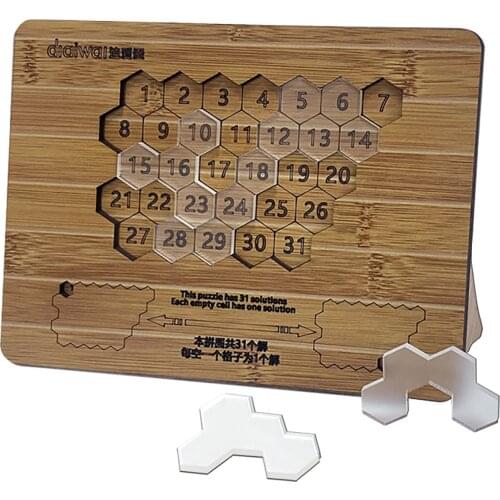 Funny Wooden Puzzles Toys Perpetual Calendar Puzzle Jigsaw Unzip Creativit Brain Teaser Games Educational Toys For Kids Adults