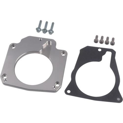 1Set/2pcs Premium Alloy Car Automobile Throttle Body Adapter & Screws for LS