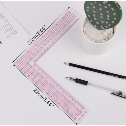 1pc Sewing Patchwork Quilting Ruler Plastic Garment Cutting Craft Scale Rule Drawing Supplies Sewing Accessories