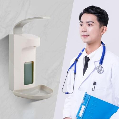 2021 Low Price Dumping Wholesale 500ml/1000ml Wall Mount Manual Hand Sanitizer Liquid Soap Dispenser Pump Bottle In Public Place