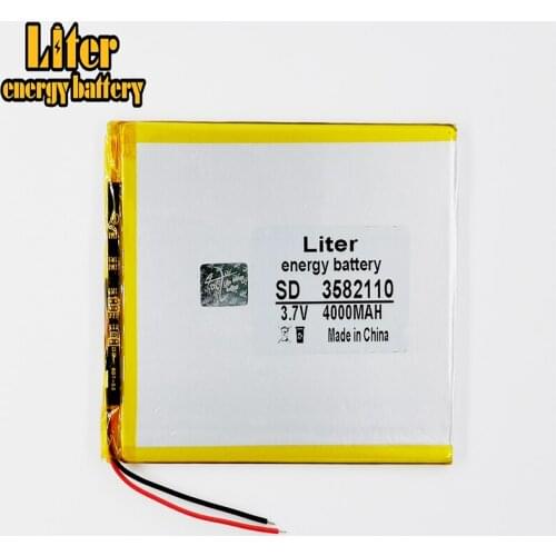 3582110 4000mAh 3.7V new Tablet PC battery all brands of flat-panel universal polymer lithium battery