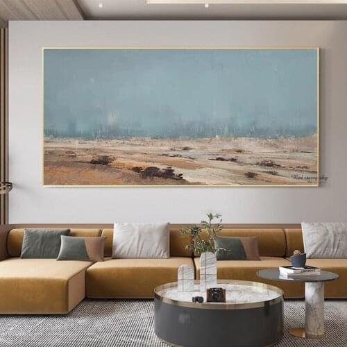 Abstract canvas art decoration painting living room wall hand-painted oil painting custom scenery painting large home mural