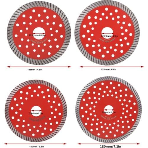 1Pcs 115/125/150/180mm Diamond Saw Blade Cutting Wheel Woodworking Circular Cutting Disc For Stone Tile Marble Granite Concrete