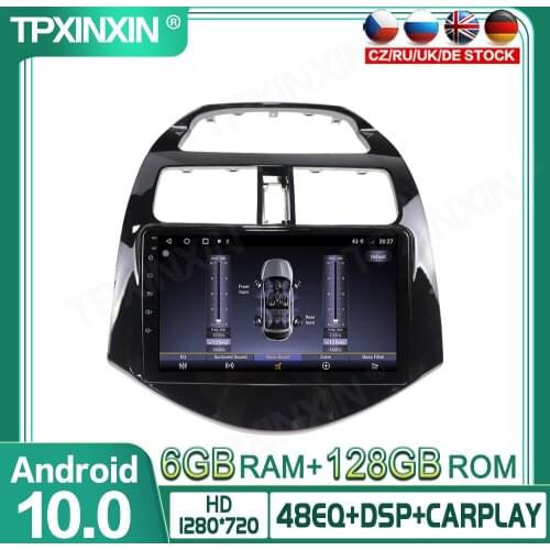 128G Android For Chevrolet Spark (M300) 2010-2016 Car Gps Navigation Stereo Unit Multimedia Player Radio Tape Recorder Headunit