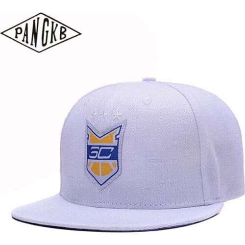 PANGKB Brand 3C CAP white sports basketball snapback hat spring for men women adult outdoor casual sun baseball cap bone