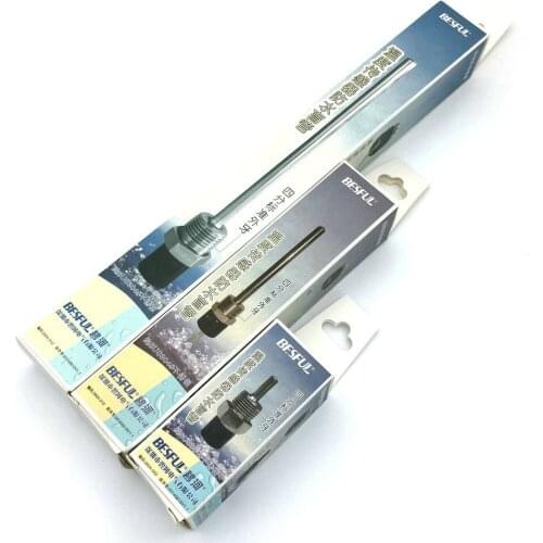 2 pieces BESFUL BT-4-22 Pipeline Special 304 Stainless Steel Waterproof Blind Tube Temperature Sensor Probe BT-4-100 BT-4-200