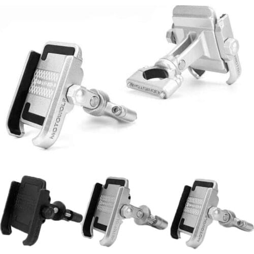 For r 1200 gs lc MT07 MT09 MT10 For Kawasaki z900 z1000 Motorbike Stand Rotatable Universal Mobile Phone Holder