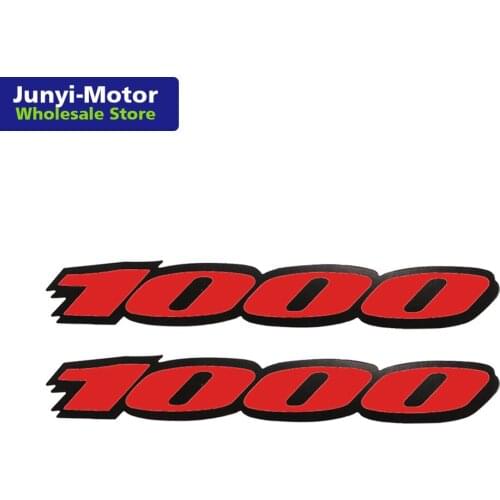 Racing Sticker For GSXR1000 YZF1000 CBR1000 CRF1000L CBF1000 1000 Motorcycle Logo Badge Emblem Fairing Body Side Fuel Tank Decal