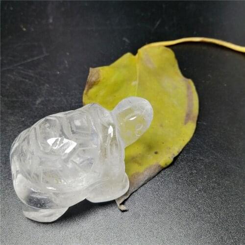 Hot natural white quartz crystal turtle clear quartz tortoise Healing
