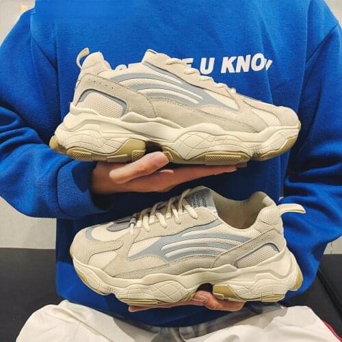 Fashion Vulcanized Shoes Dad Shoes Luxury Sneakers Men Harajuku Shoes Chunky Sneakers new Black Sneakers platform shoes