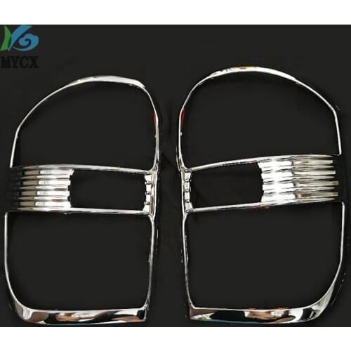 For toyota rav4 accessories abs chrome rear lamp cover strips trim fit for toyota rav 4 2001- 2005 tail light cover car styling