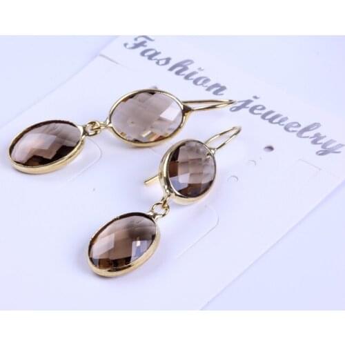 WholesaleTassel Crystal Earrings Confidence Women Choose CZ Diomand Eardrop Fashion New Jewelry Dressing Fair Oorbellen