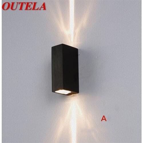 OUTELA Outdoor Wall Light Sconces Waterproof LED Indoor Wall Lamp Creative Home Decorative For Aisle Corridor Porch